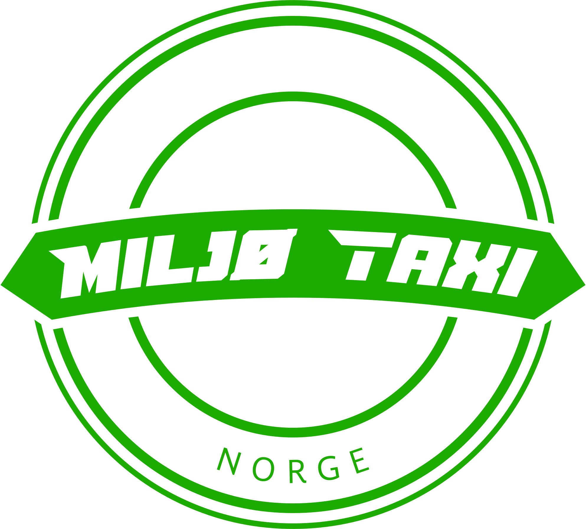 miljotaxi Logo black